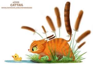 Daily Paint 2149. Cattail