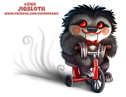 Daily Paint 2169. Jigsloth