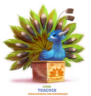 Daily Paint 2186. Teacock