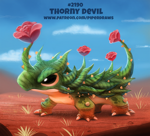 Daily Paint 2190. Thorny Devil