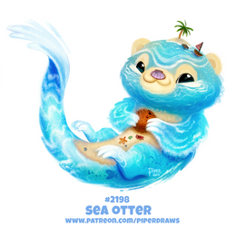 Daily Paint 2198. Sea Otter
