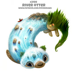 Daily Paint 2199. River Otter