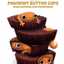 Daily Paint 2206. Peanewt Butter Cups