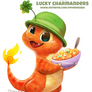 Daily Paint 2215. Lucky Charmanders