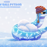 Daily Paint 2223. Snow Ball Python