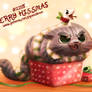 Daily Paint 2225. Merry Hissmas