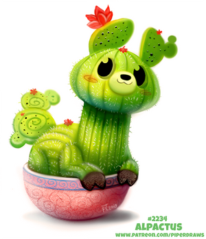 Daily Paint 2234. Alpactus