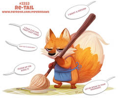 Daily Paint 2252. Re-Tail