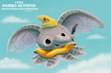 Daily Paint 2263. Dumbo Octopus