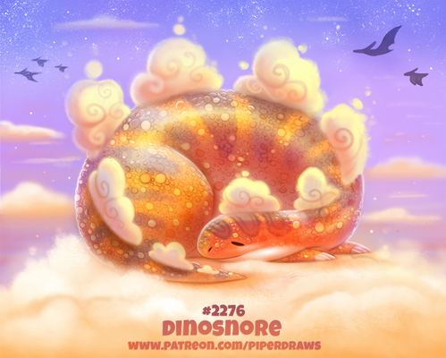 Daily Paint 2276. Dinosnore