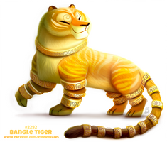 Daily Paint 2292. Bangle Tiger