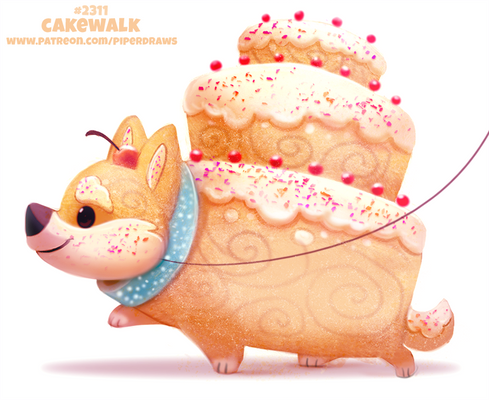 Daily Paint 2311. Cakewalk