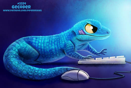 Daily Paint 2334. Gecoder