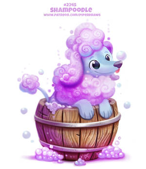 Daily Paint 2345. Shampoodle