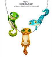 Daily Paint 2347. Gecklace