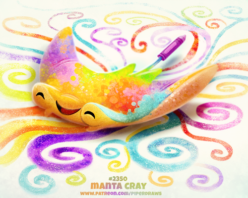 Daily Paint 2350. Manta Cray