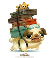 Daily Paint 2368. Puggage