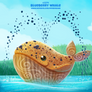 Daily Paint 2374. Blueberry Whale