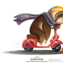 Daily Paint 2377. Slow Lane