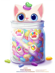 Daily Paint 2379. Toe Beans