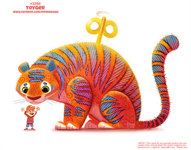 Daily Paint 2386. Toyger