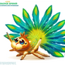 Daily Paint 2399. Peacock Spider