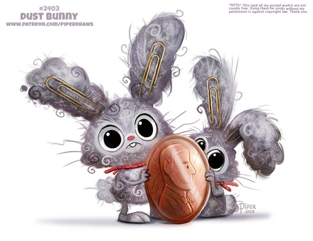 Daily Paint 2403. Dust Bunny