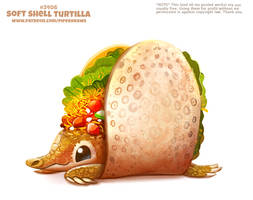 Daily Paint 2406. Soft Shell Turtilla