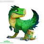 Daily Paint 2413. Tree Rex