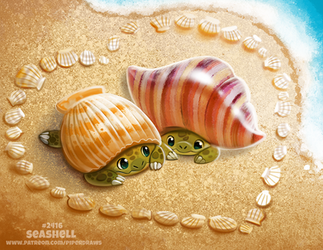 Daily Paint 2416. Seashell