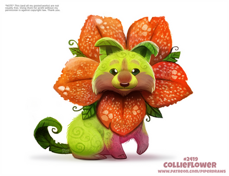 Daily Paint 2419. Collieflower
