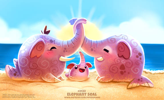 Daily Paint 2433. Elephant Seal