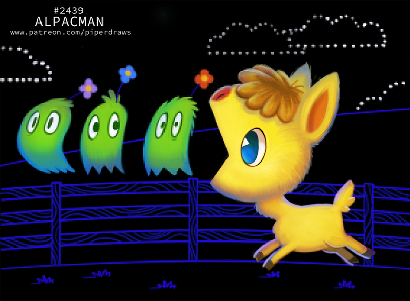 Daily Paint 2439. Alpacman