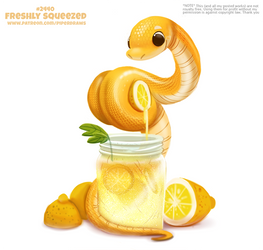 Daily Paint 2440. Freshly Squeezed