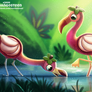 Daily Paint 2444. Flamangosteen