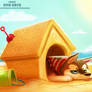 Daily Paint 2452. Dog Days