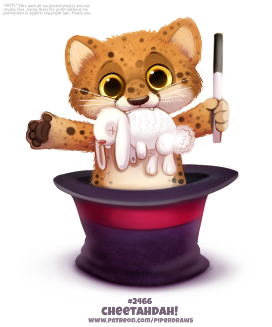 Daily Paint 2466. Cheetadah!