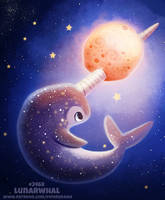 Daily Paint 2468. Lunarwhal