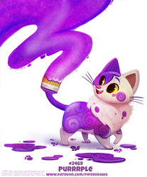 Daily Paint 2469. Purrrple