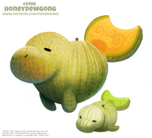 Daily Paint 2496. Honeydewgong