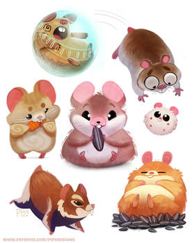 #2526. Hamsters - Designs