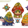 #2583. Tortoises - Designs