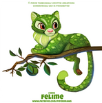 #2596. Felime - Word Play by Cryptid-Creations