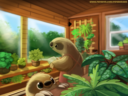 #2681. Indoor Gardening - Illustration