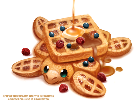 #2706. Waffle Turtle - Illustration