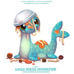 #2710. Lock Mess Monster - Word Play by Cryptid-Creations