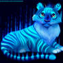 #2748. Glowing Tiger - Illustration