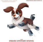 #2831.  English Springer Spaniel  - Word Play