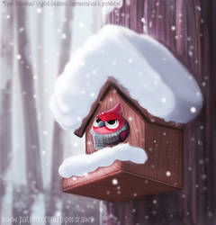 #2929. Birdhouse - Illustration