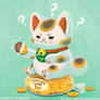 #2984. Chocolate Coin Cat - Illustration